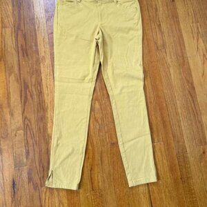 Marisa Trouser Pants Butter Yellow Tailored Career Work